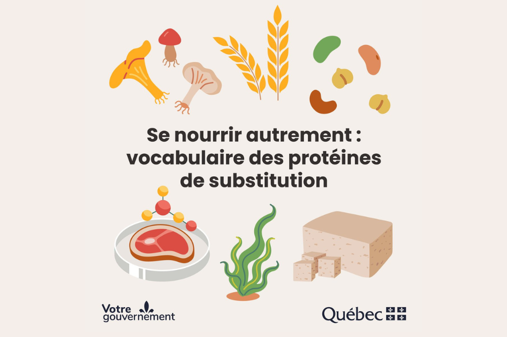 Lancement du guide Se nourrir autrement : vocabulaire des protéines de substitution
